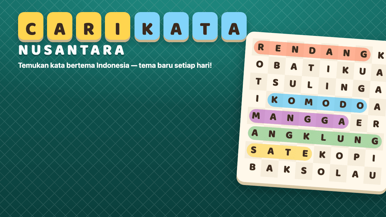 Cari Kata Nusantara — banner