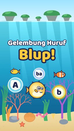 Gelembung Huruf Blup