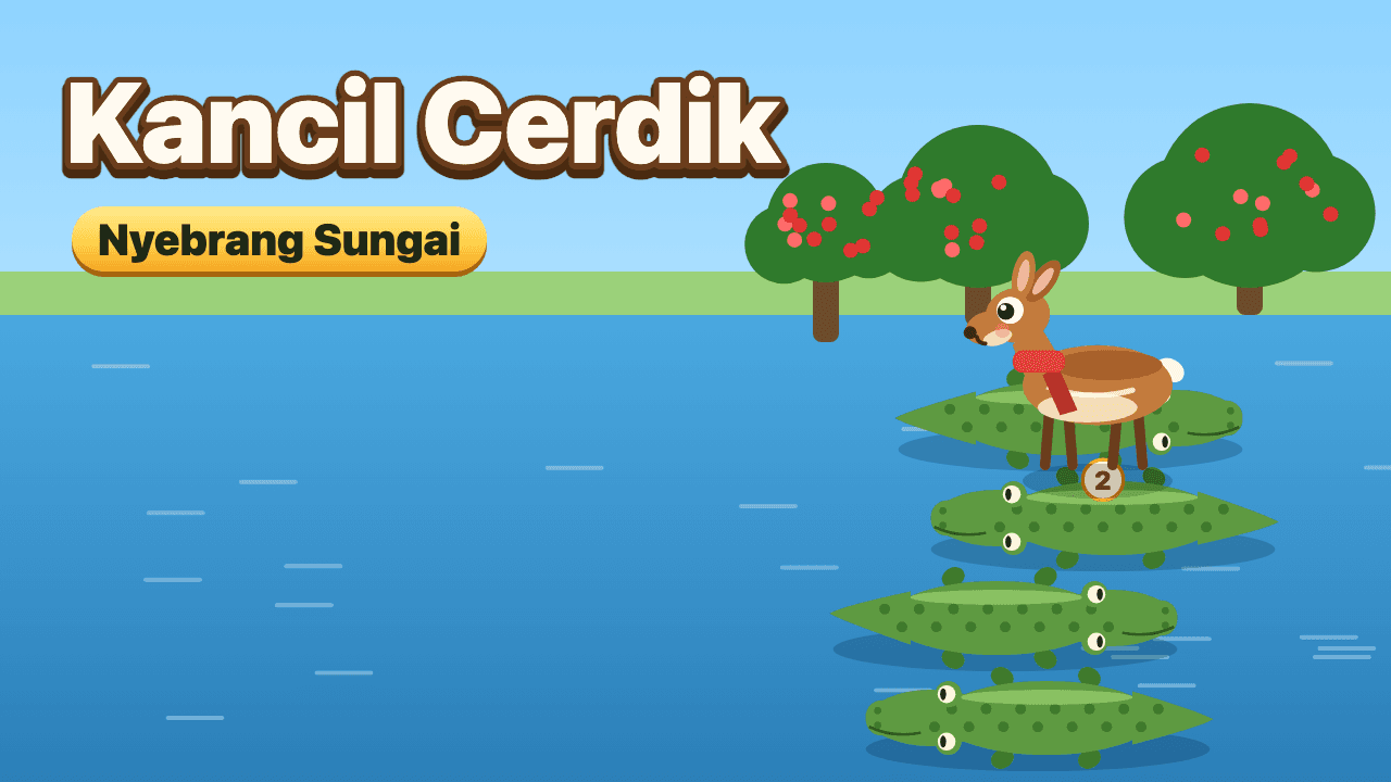 Kancil Cerdik Nyebrang Sungai — banner
