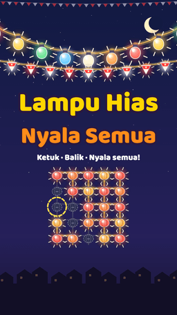 Lampu Hias Nyala Semua