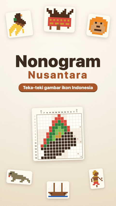 Nonogram Nusantara cover art