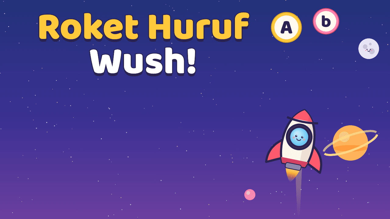 Roket Huruf Wush — banner